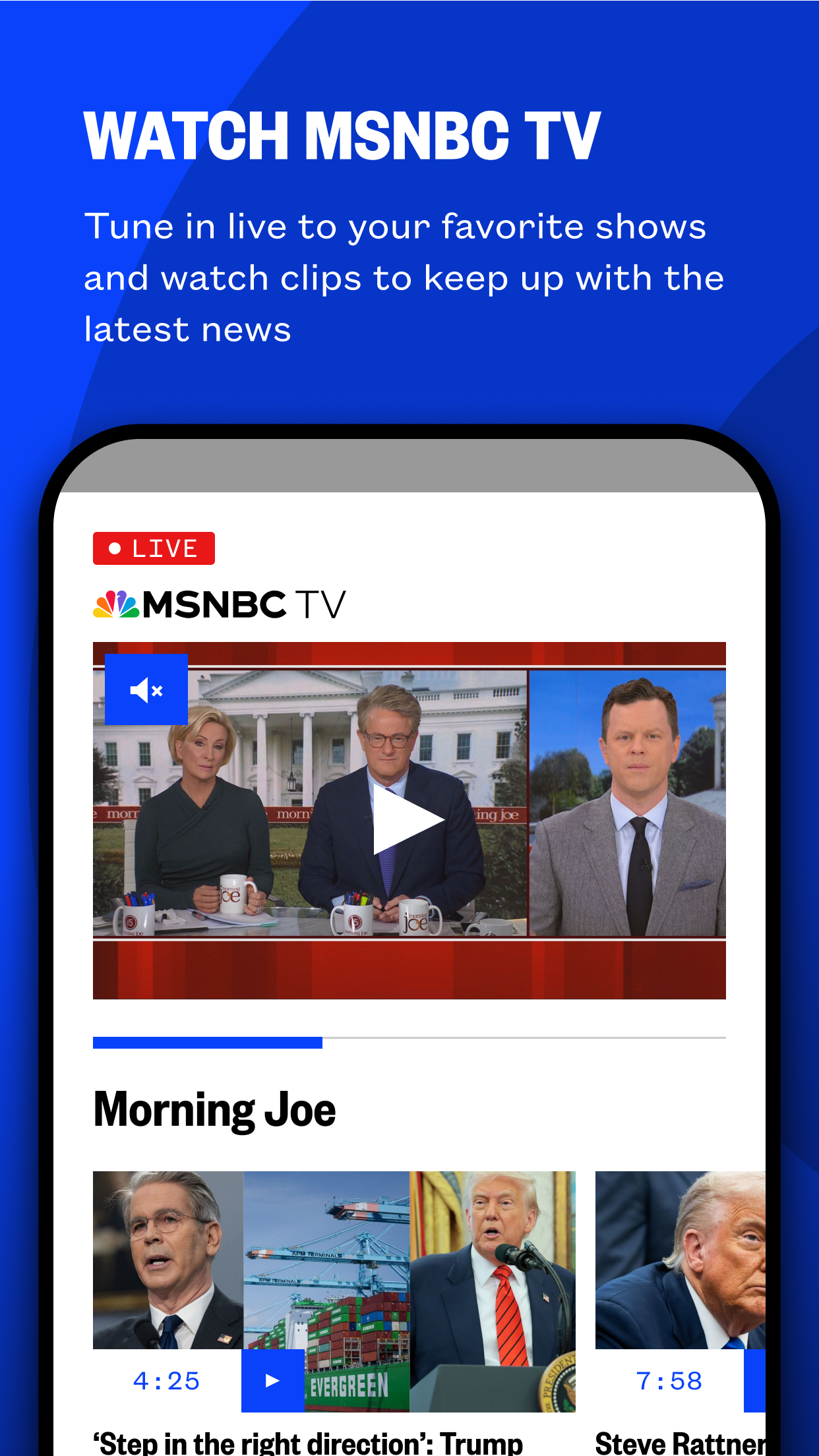 MSNBC: Watch Live & Analysis APK screenshot