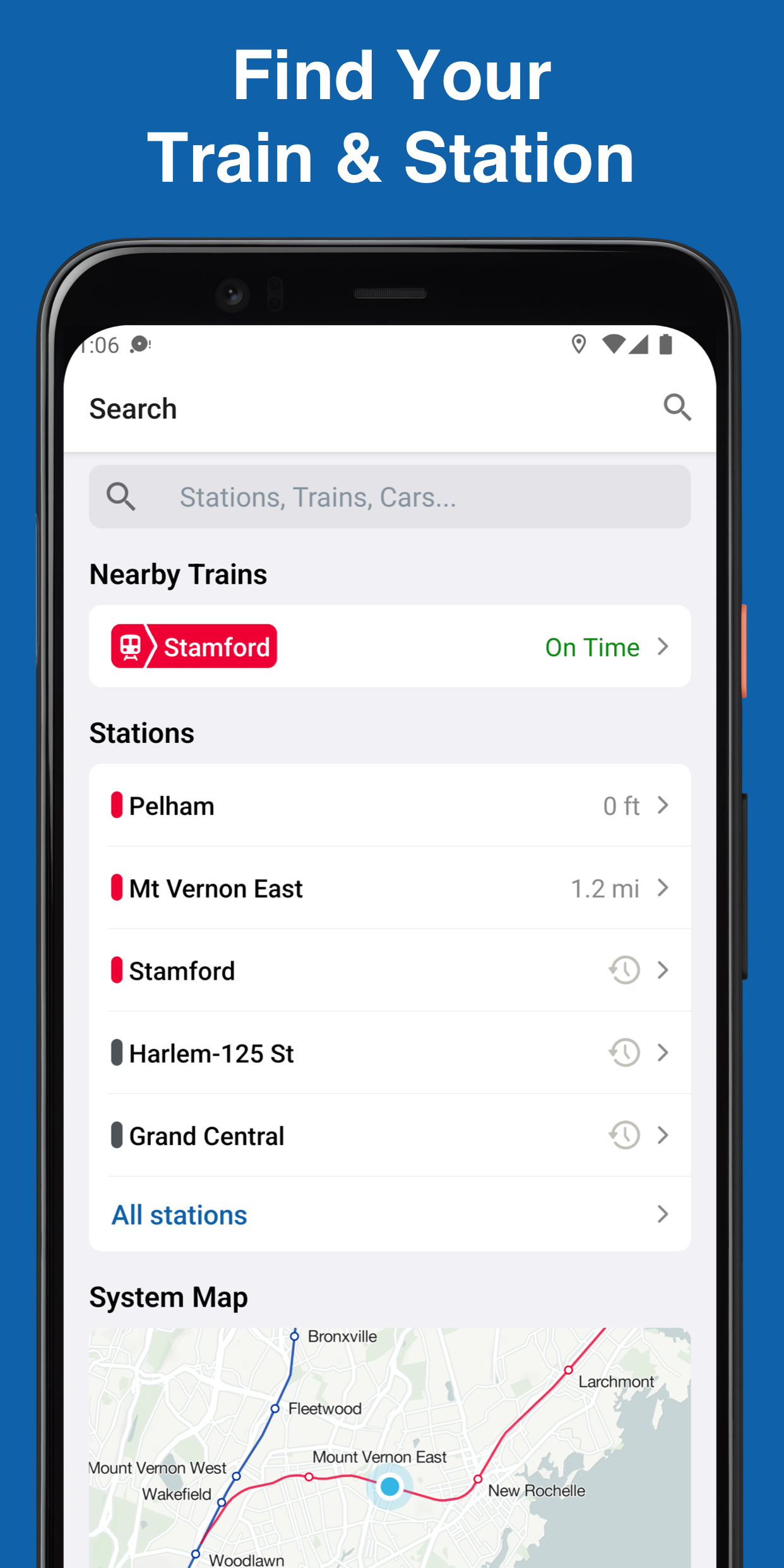 MTA TrainTime APK screenshot