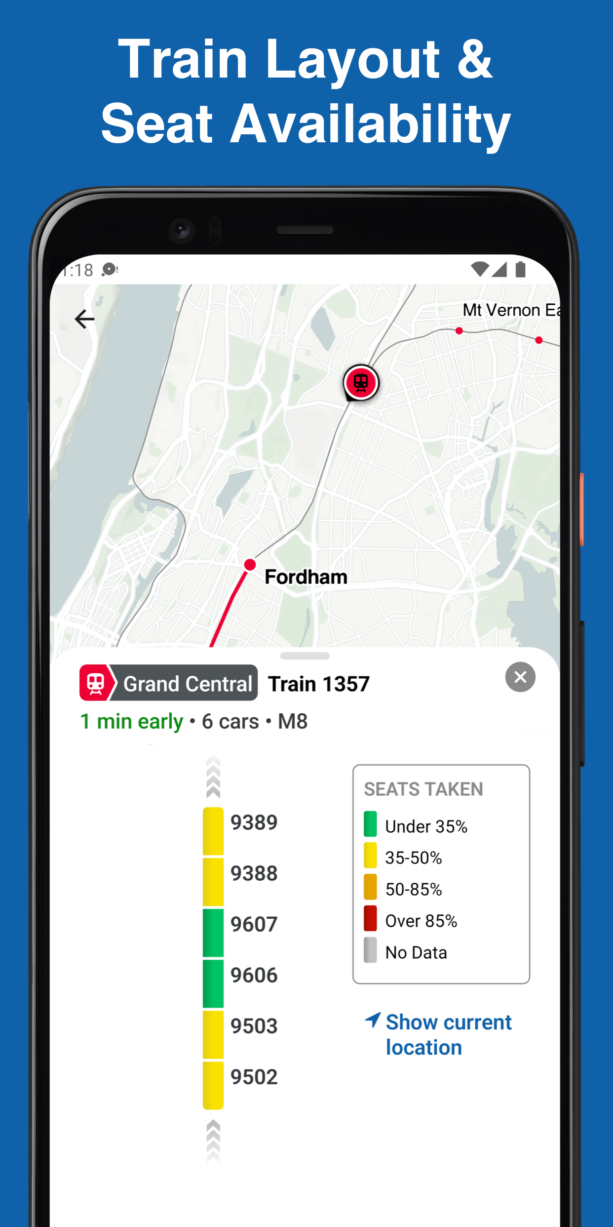 MTA TrainTime APK screenshot
