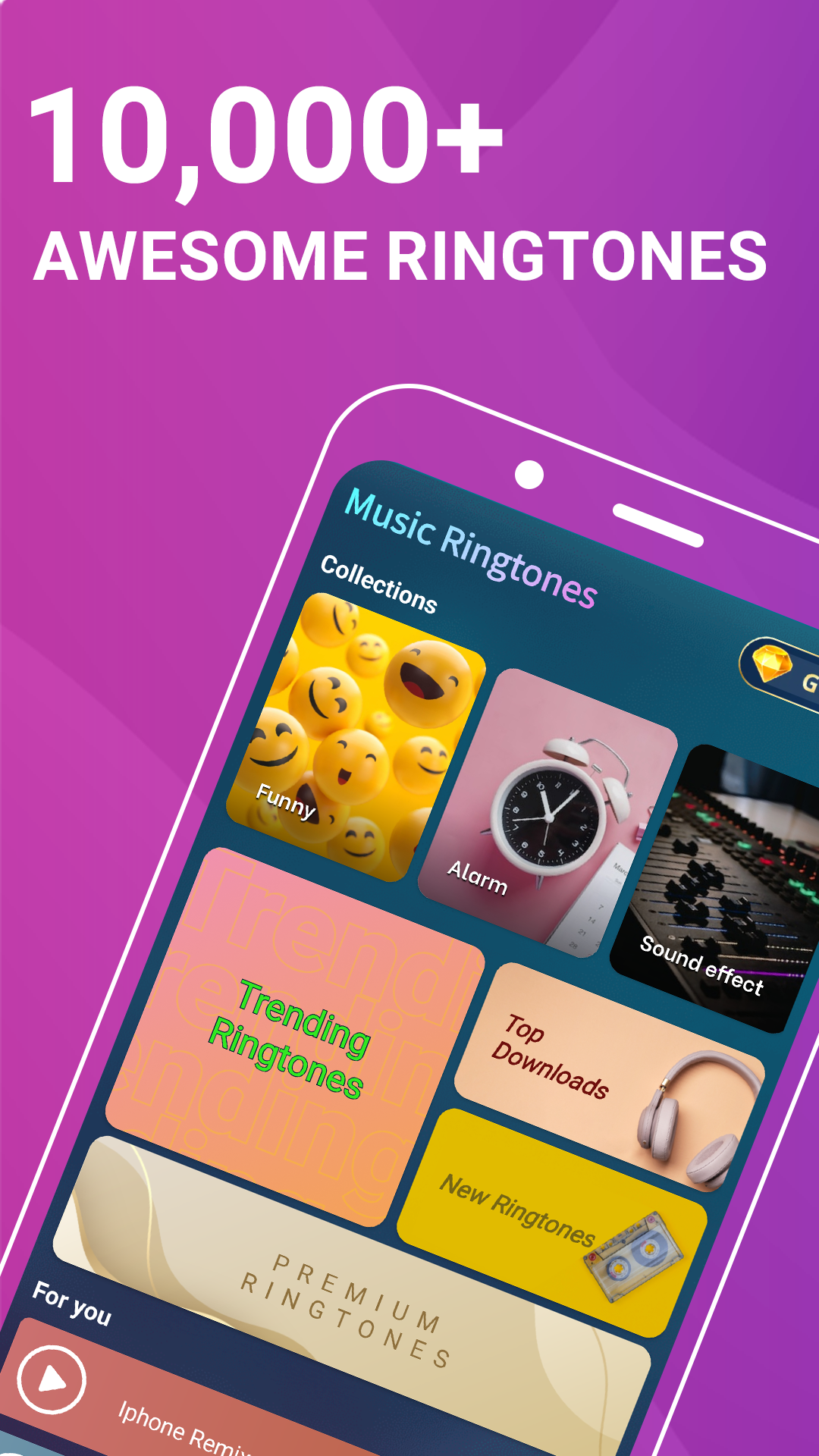 Music ringtones for android APK screenshot