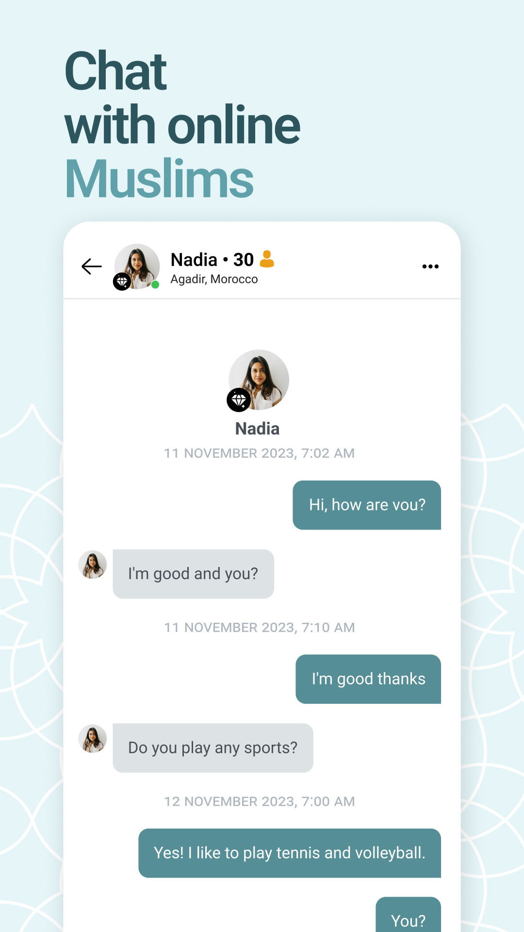 Muslima APK screenshot