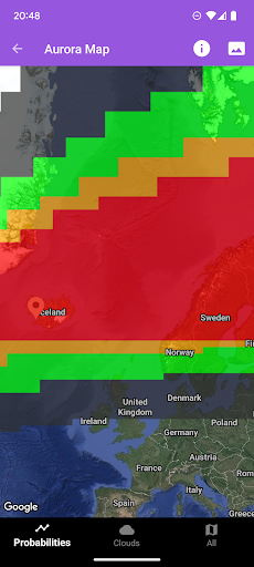 My Aurora Forecast & Alerts APK screenshot