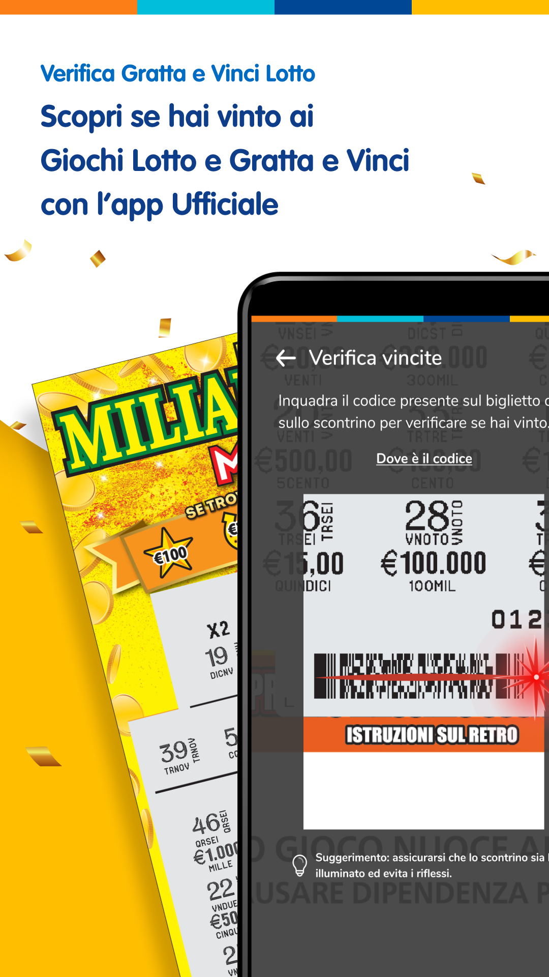 Verifica Gratta e Vinci Lotto screenshot
