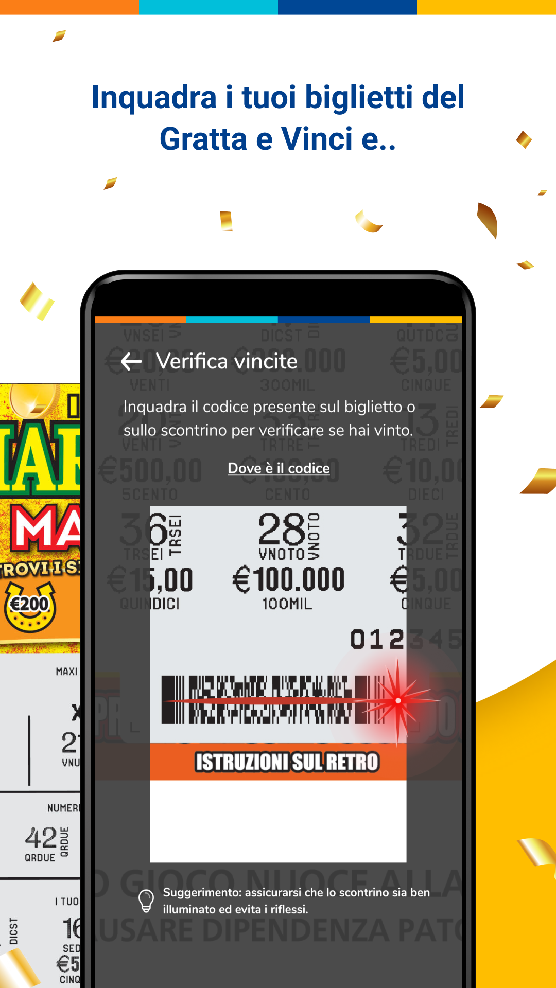 Verifica Gratta e Vinci Lotto screenshot