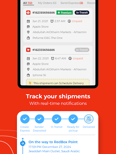 MY REDBOX - Delivery in Saudi APK screenshot