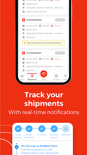 MY REDBOX - Delivery in Saudi APK screenshot