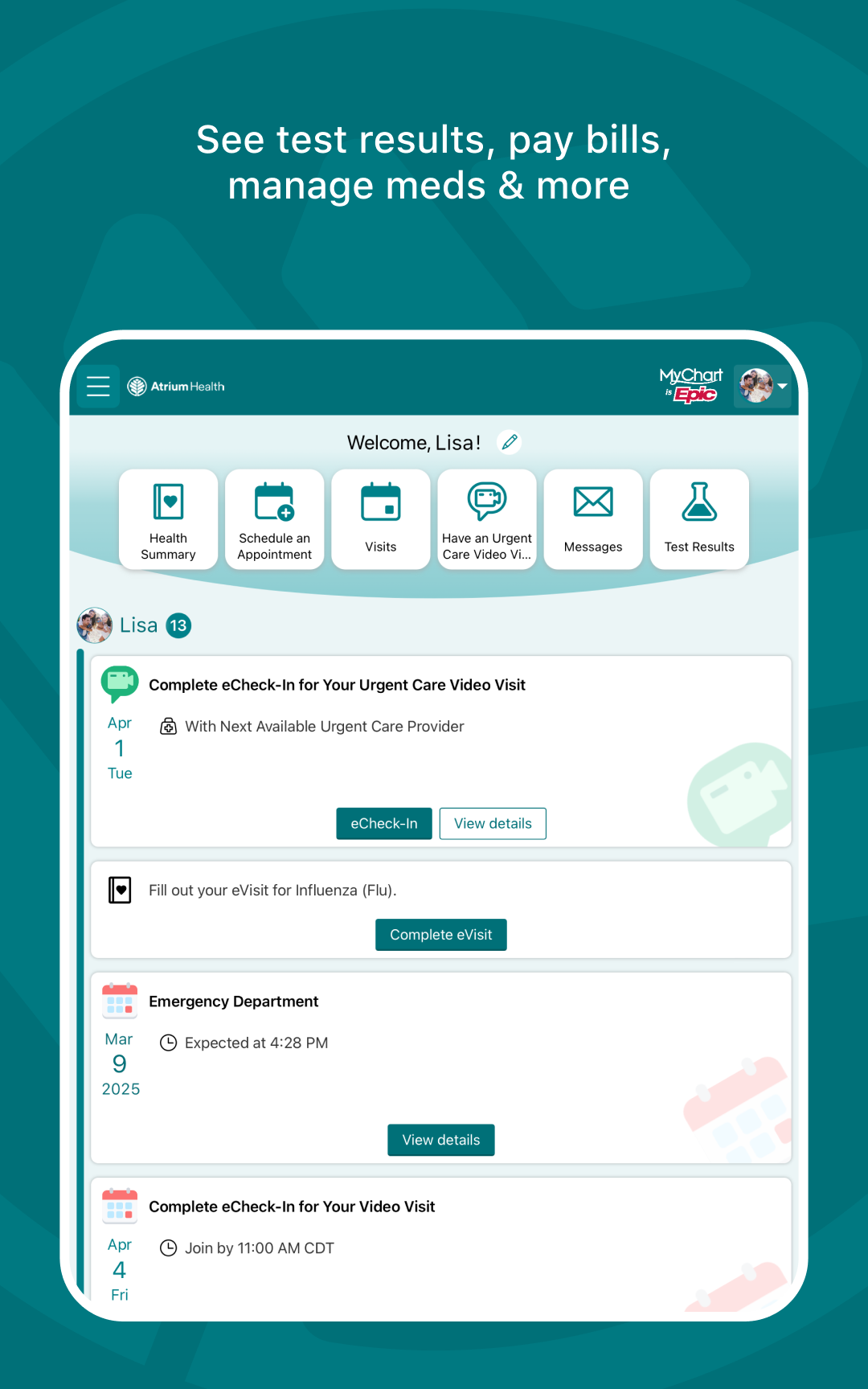 MyAtriumHealth APK screenshot