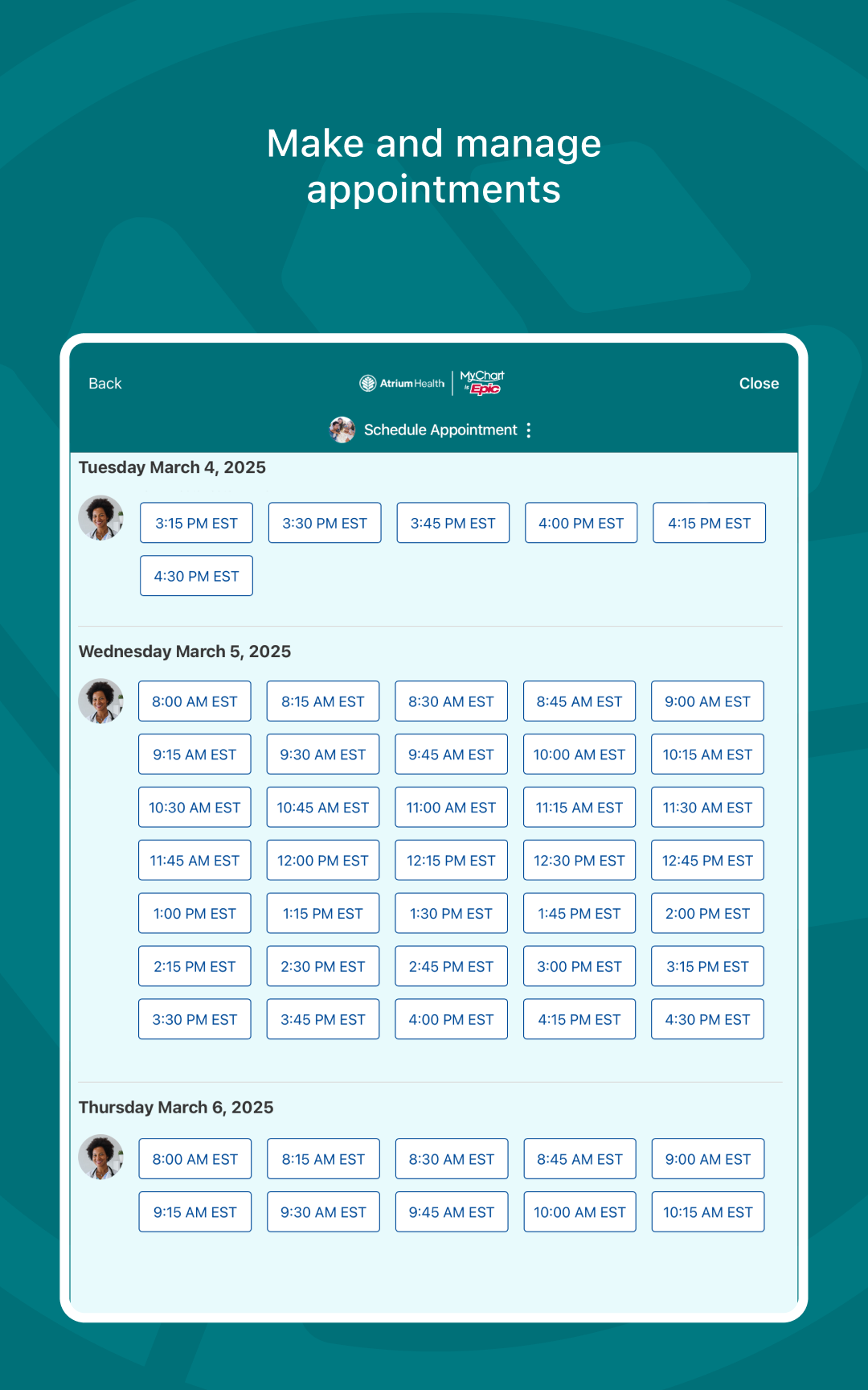MyAtriumHealth APK screenshot