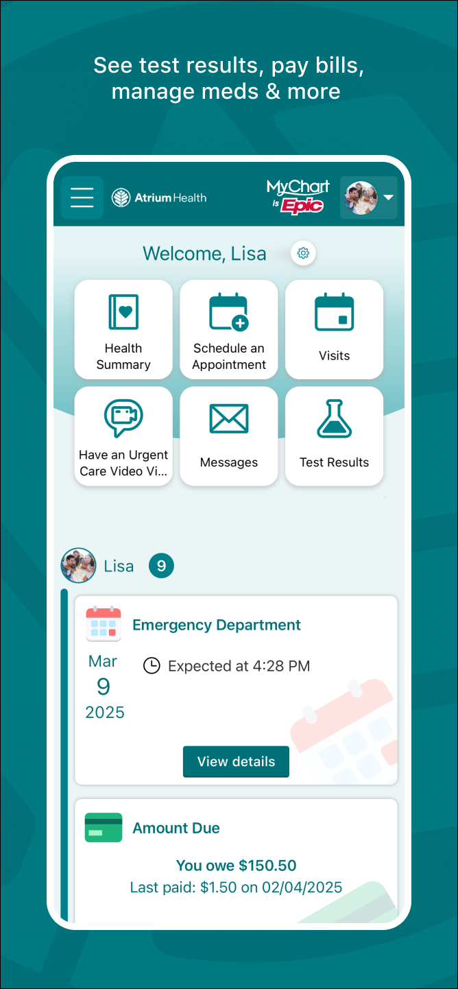 MyAtriumHealth APK screenshot