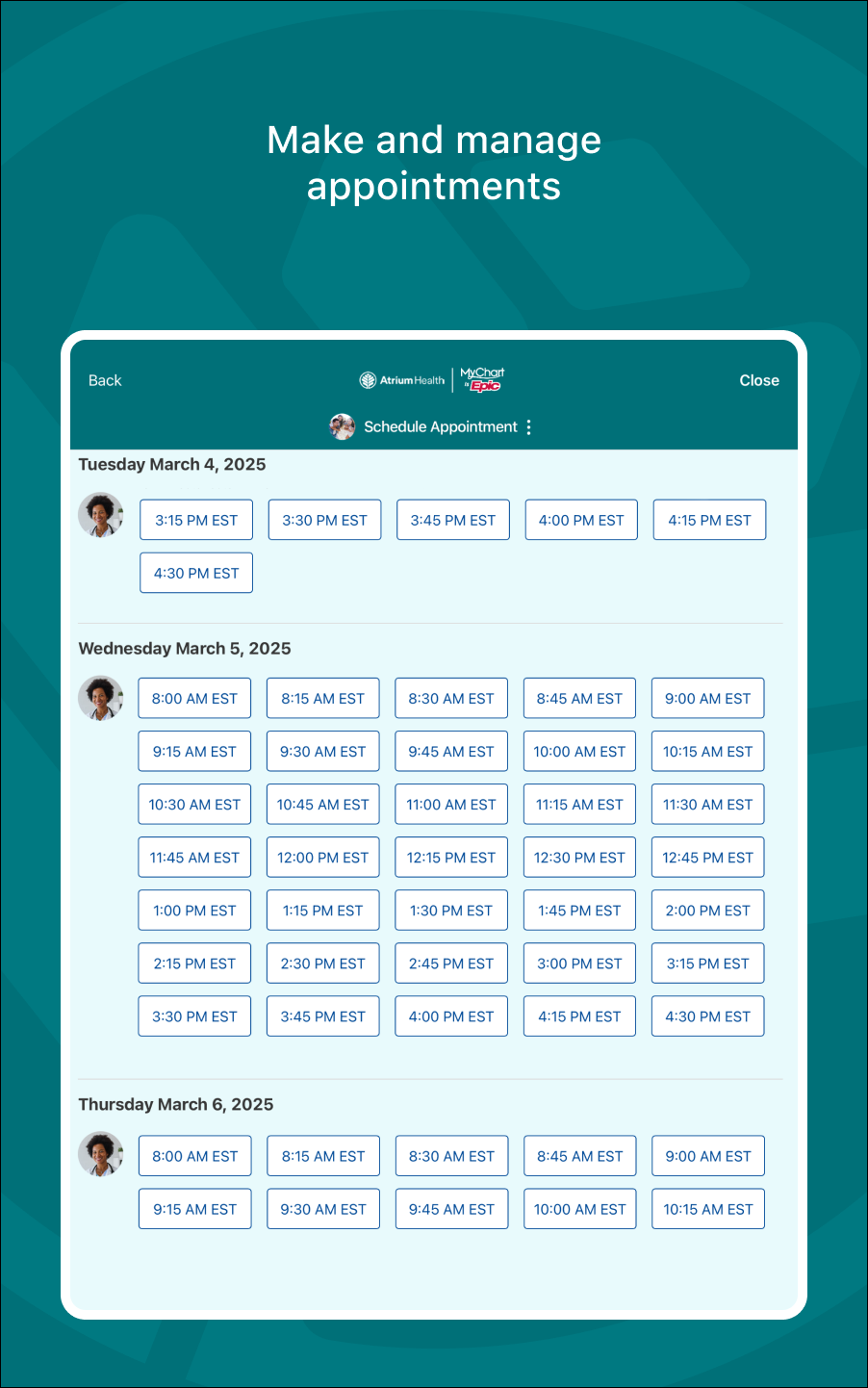 MyAtriumHealth APK screenshot