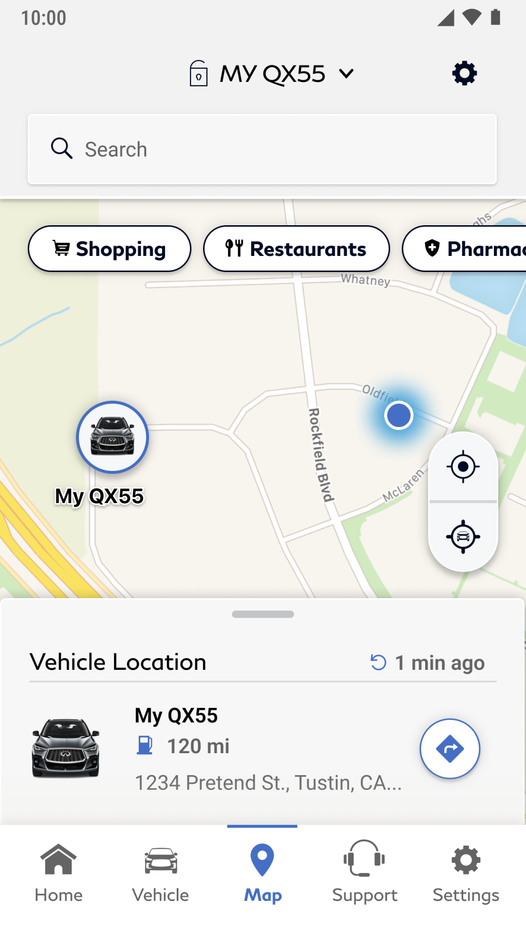MyINFINITI App APK screenshot