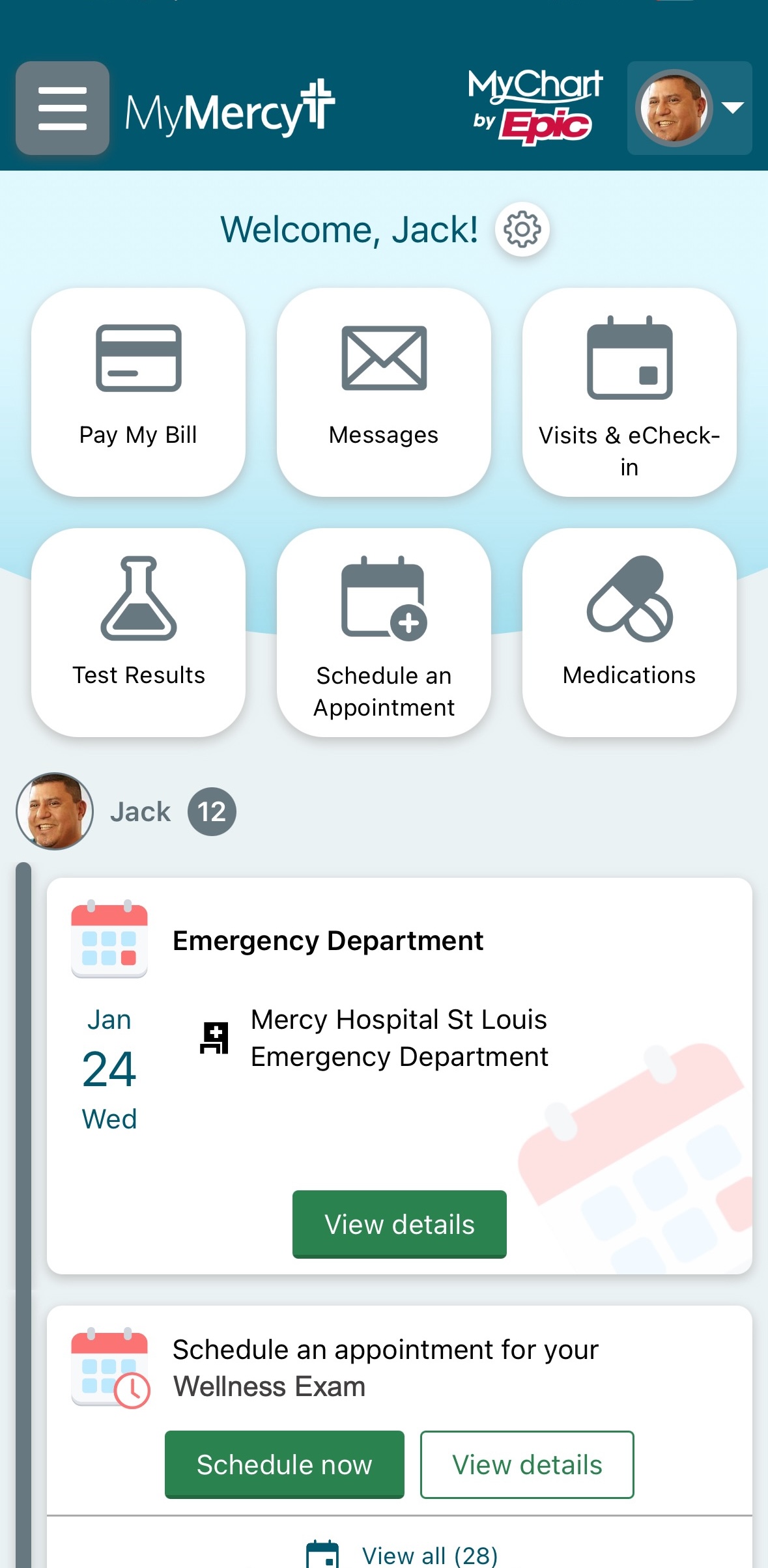 MyMercy APK screenshot