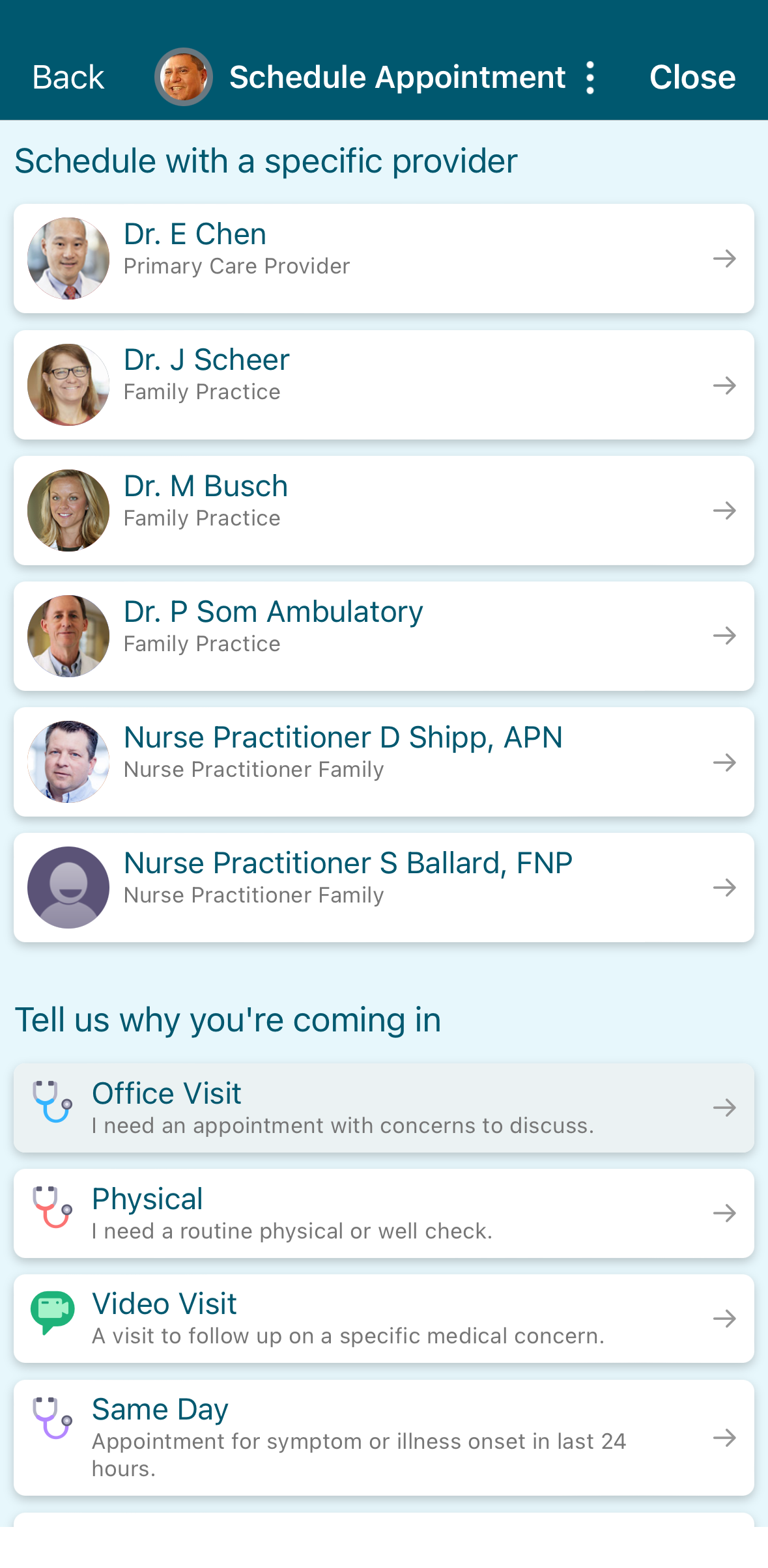 MyMercy APK screenshot