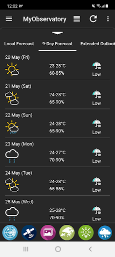 MyObservatory (我的天文台) APK screenshot