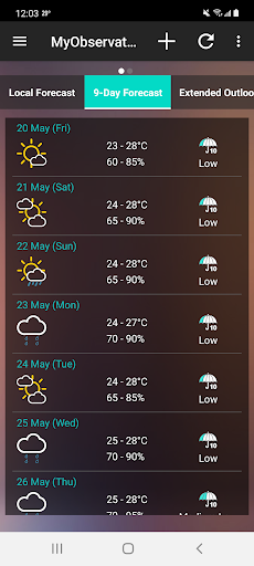 MyObservatory (我的天文台) APK screenshot