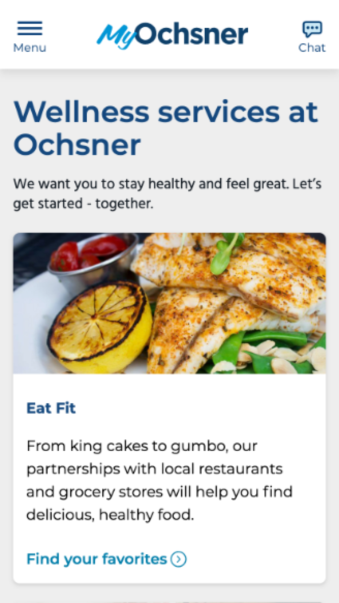 MyOchsner APK screenshot
