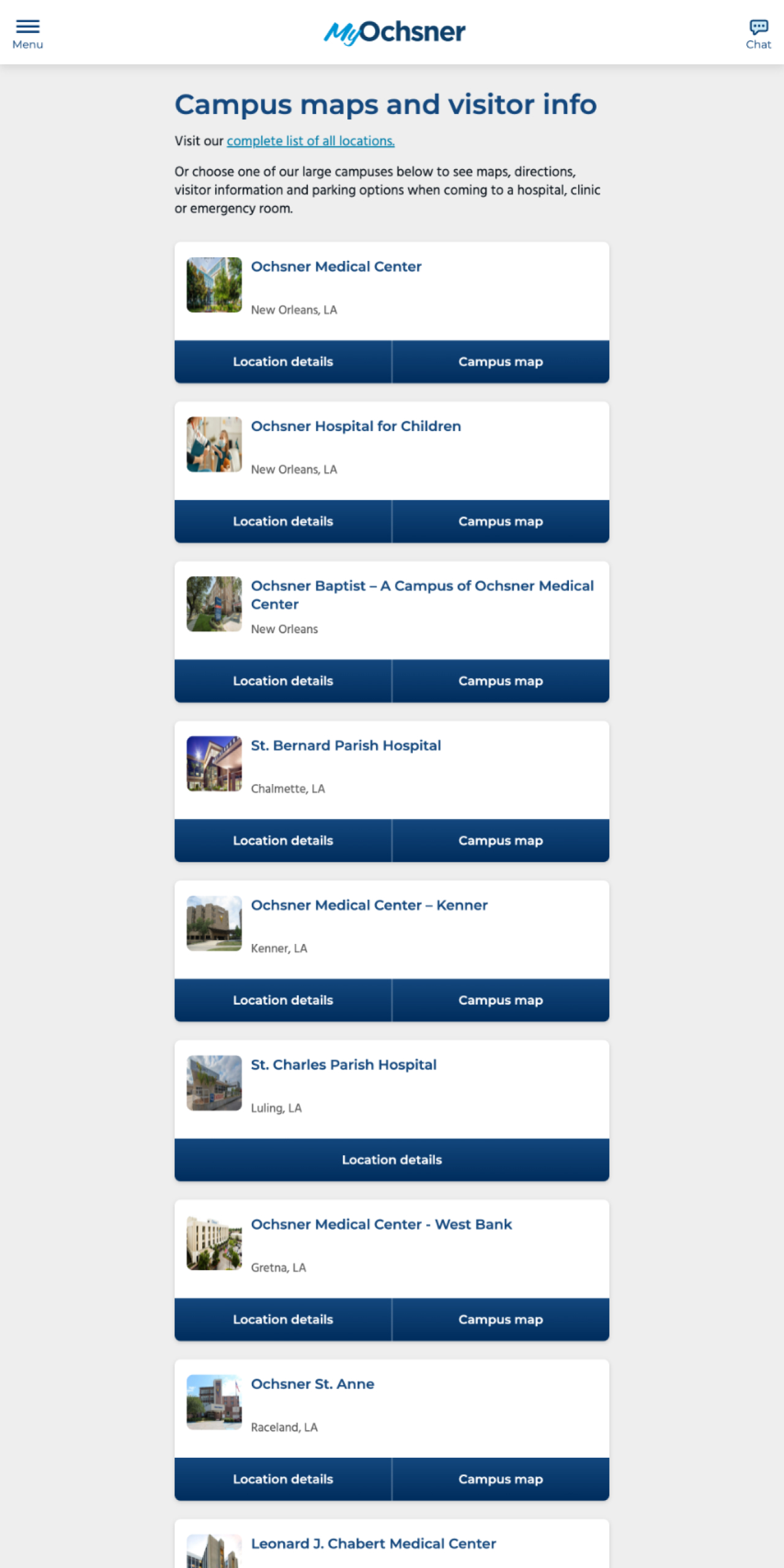 MyOchsner APK screenshot
