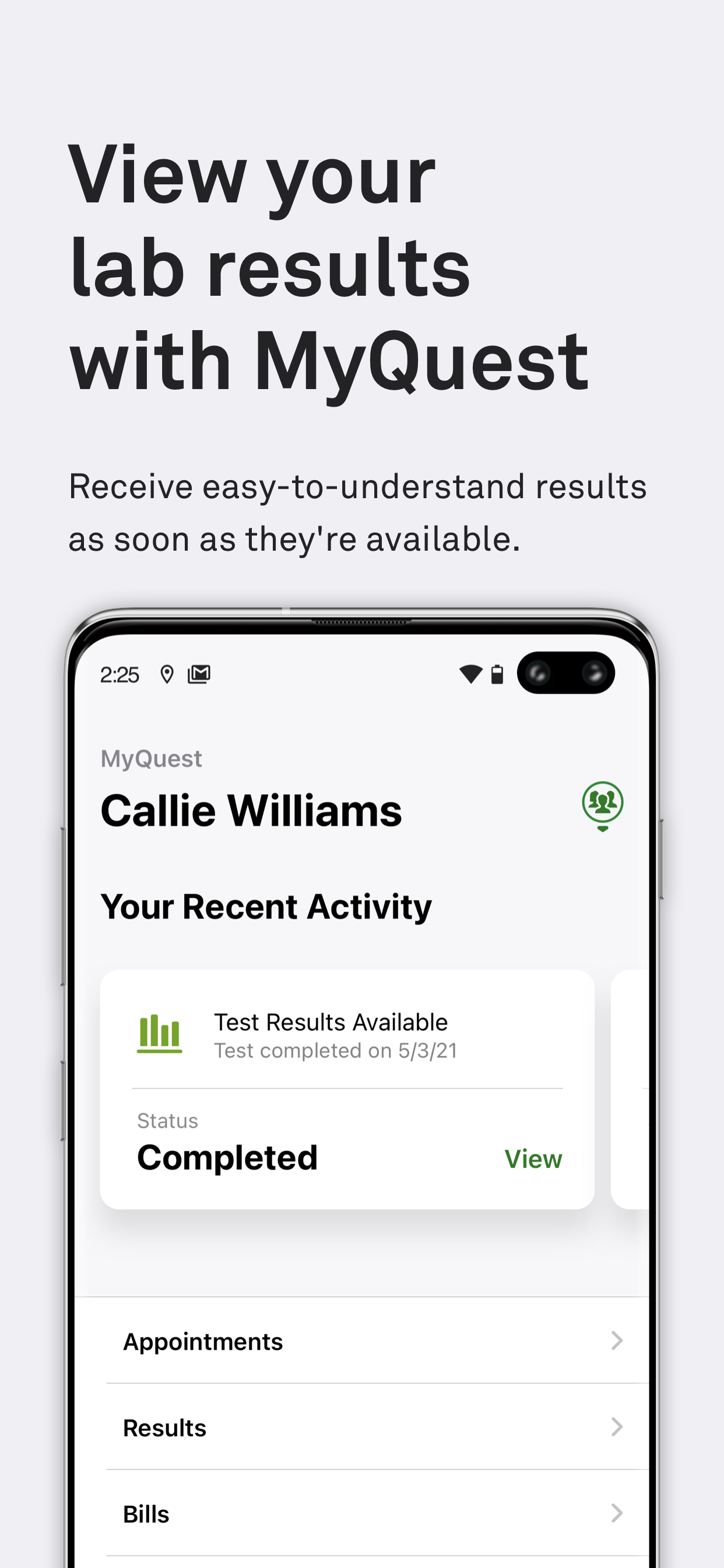 MyQuest for Patients APK screenshot