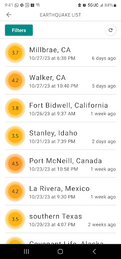 MyShake Earthquake Alerts APK screenshot