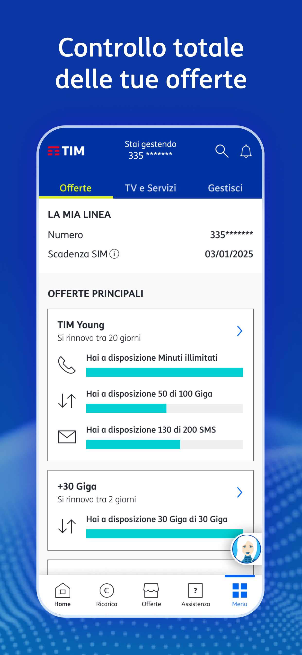 MyTIM APK screenshot