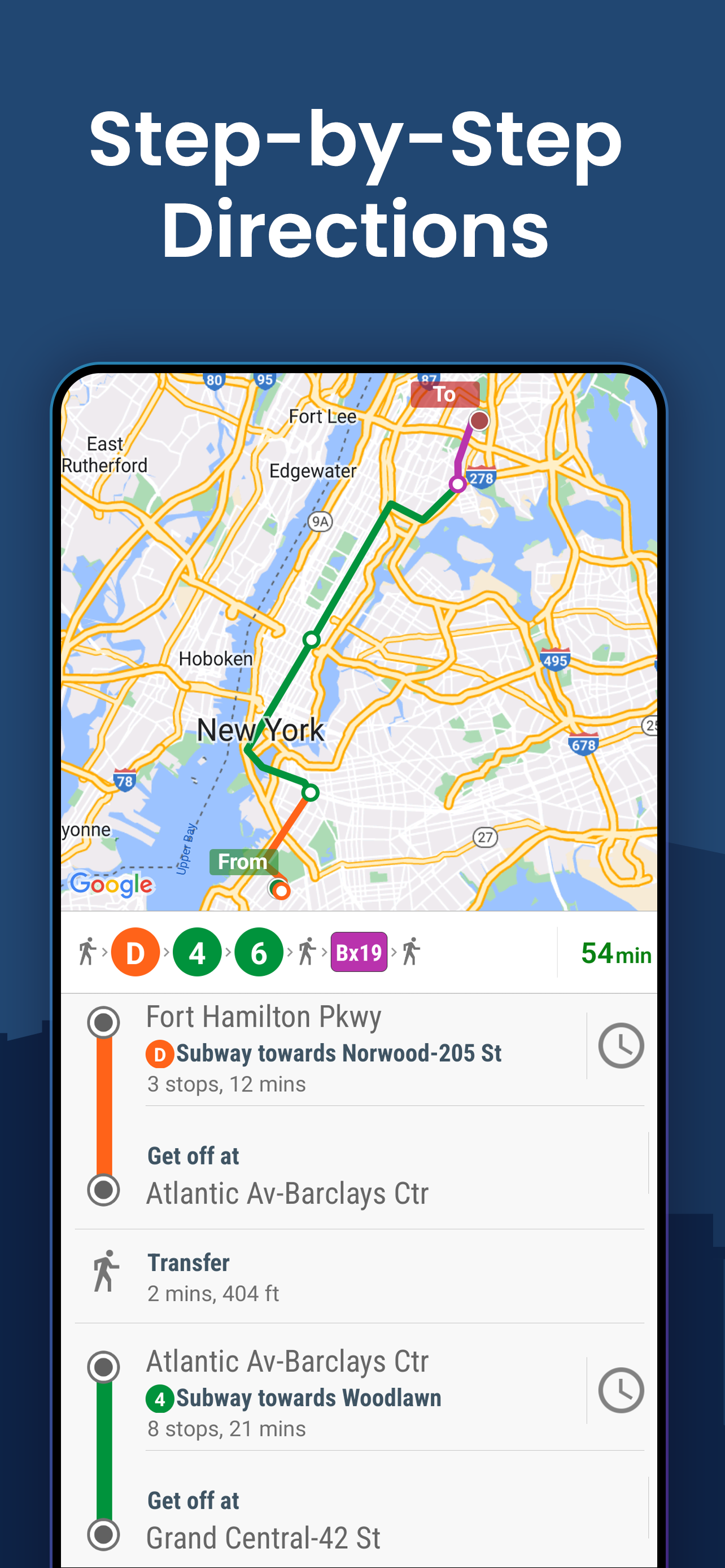 MyTransit NYC Subway & Bus MTA APK screenshot