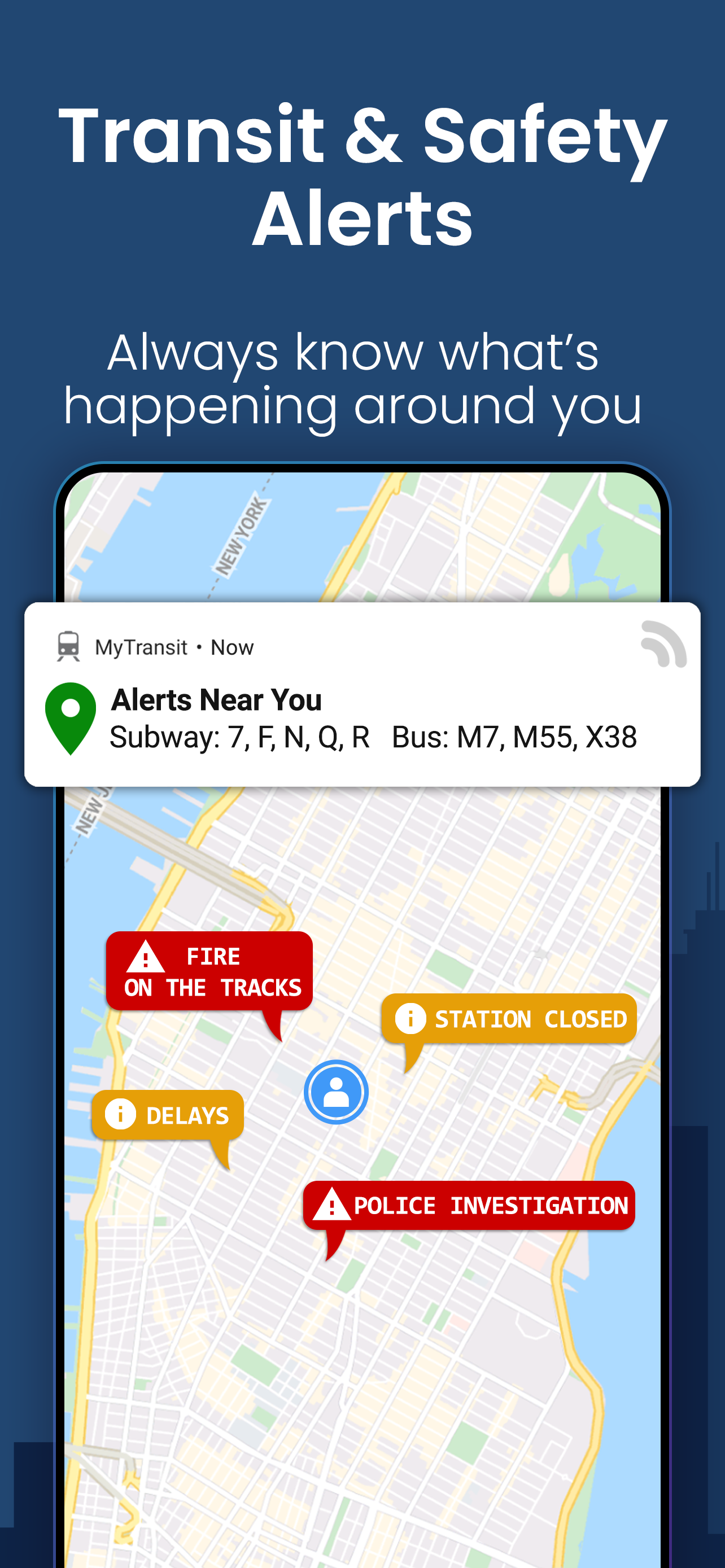 MyTransit NYC Subway & Bus MTA APK screenshot