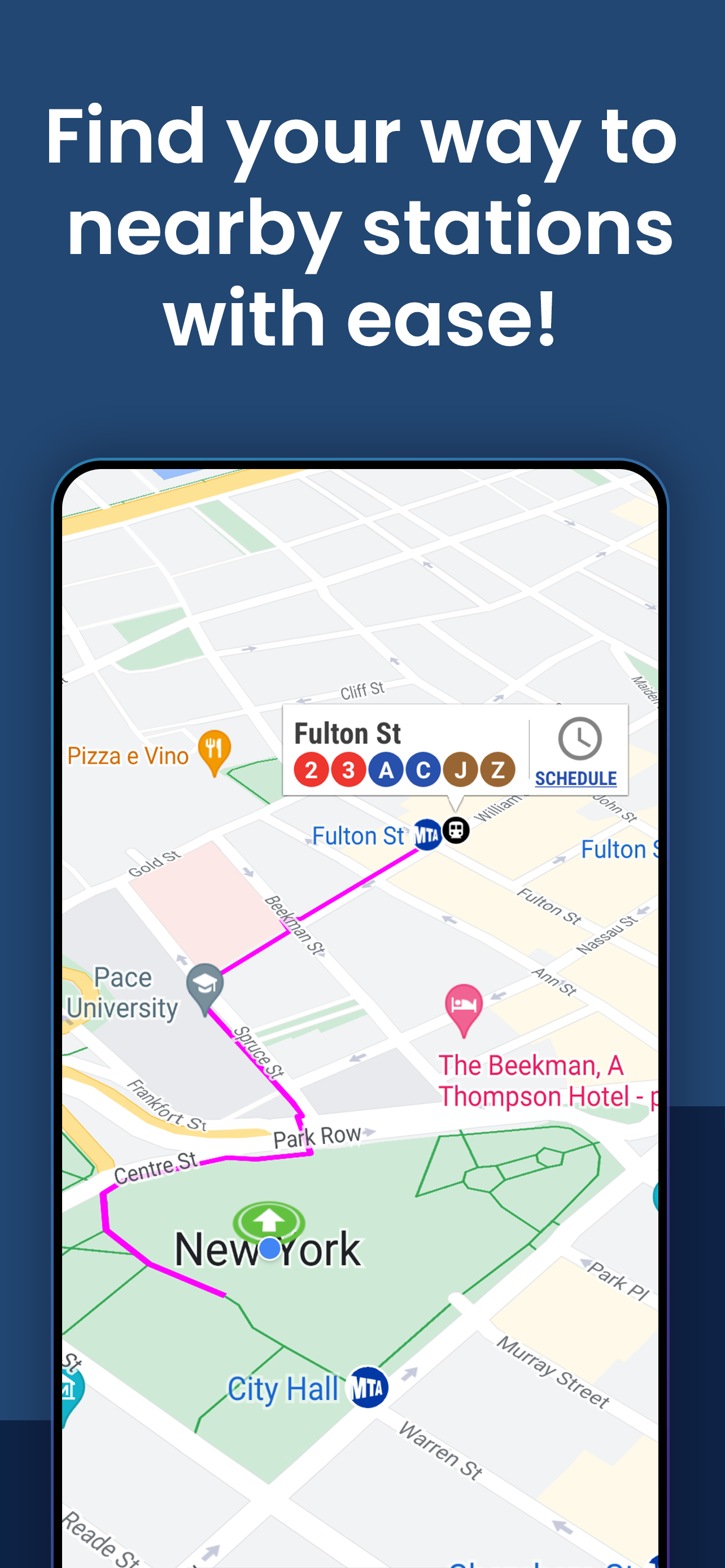 MyTransit NYC Subway & Bus MTA APK screenshot