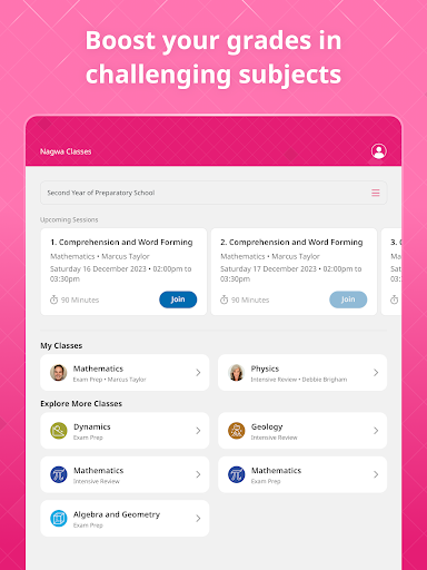 Nagwa Classes APK screenshot