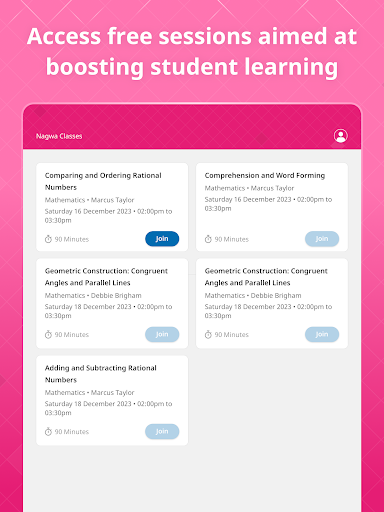 Nagwa Classes APK screenshot