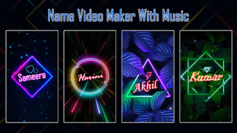 Name Video Maker APK screenshot