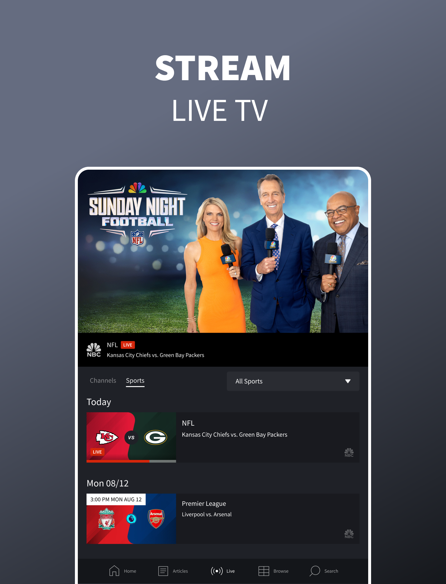 NBC Sports APK screenshot