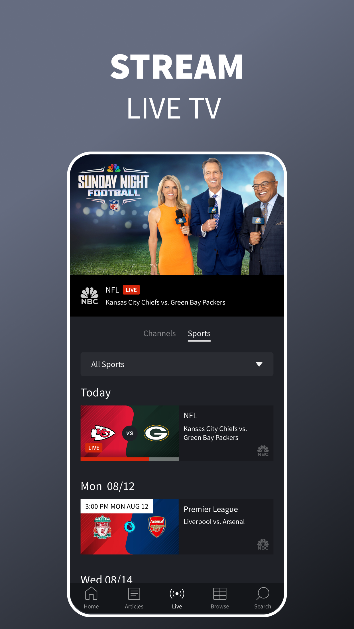 NBC Sports APK screenshot