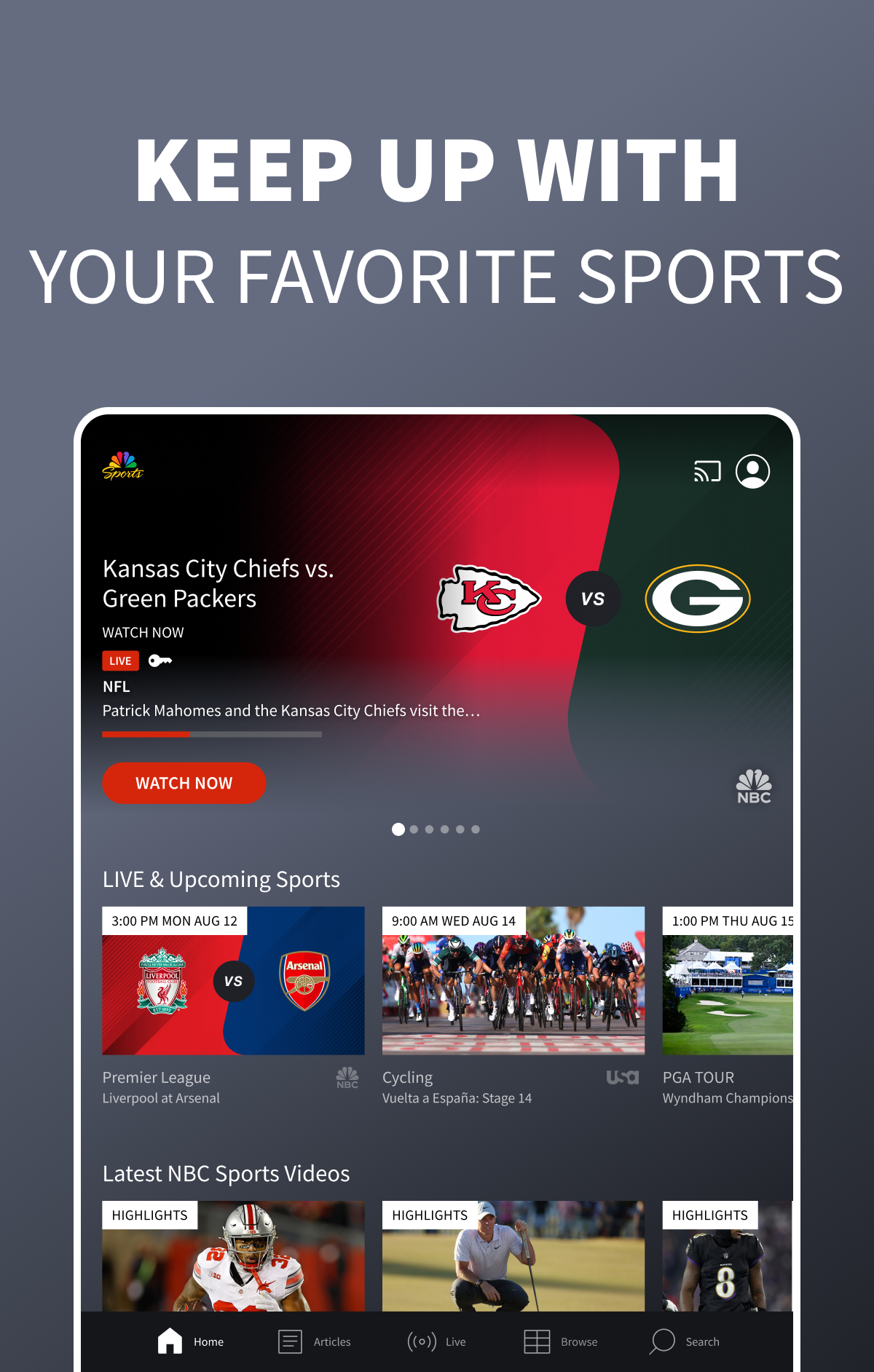 NBC Sports APK screenshot