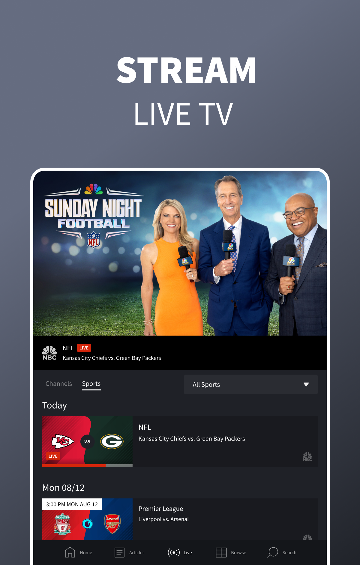 NBC Sports APK screenshot