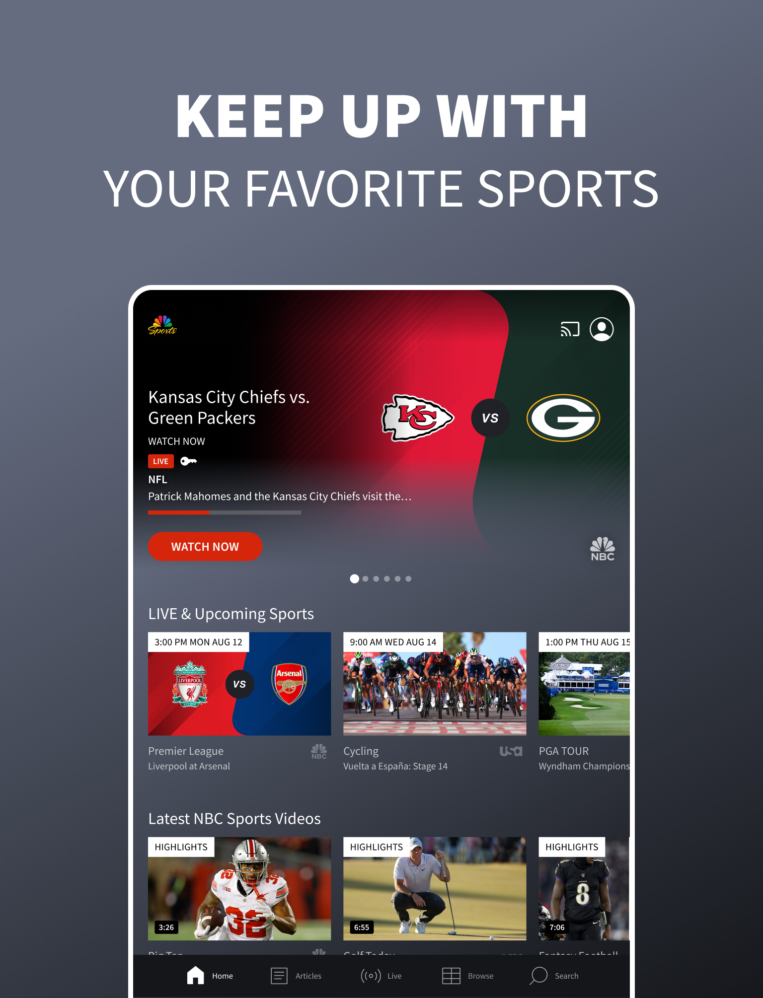 NBC Sports APK screenshot