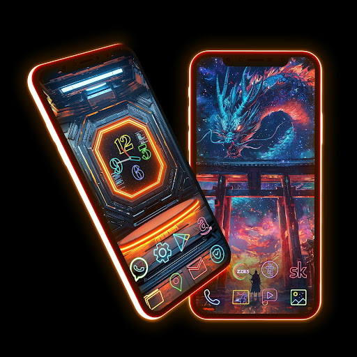 Neon Icon Pack APK screenshot