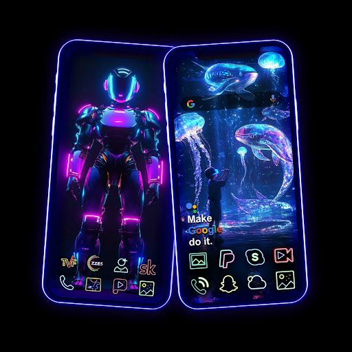 Neon Icon Pack APK screenshot