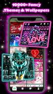 тема Neon Love APK screenshot