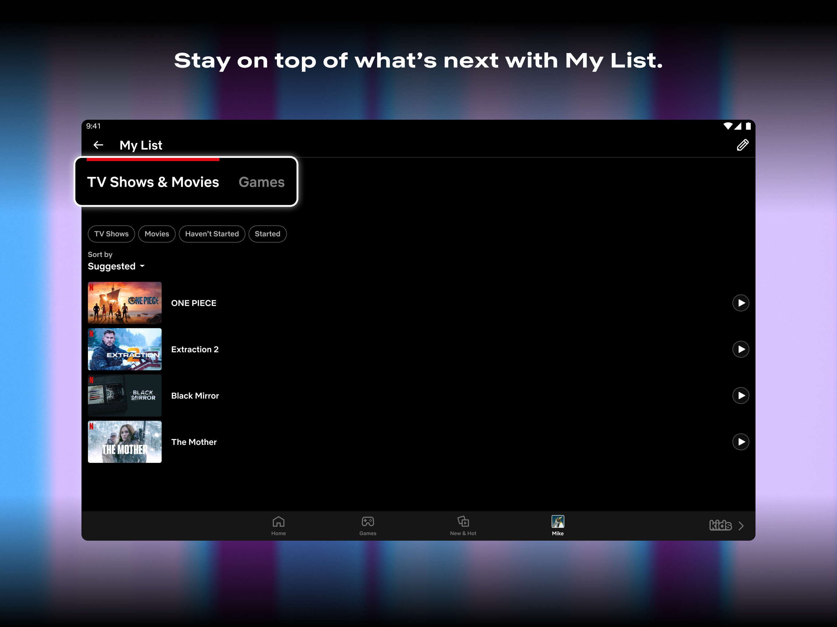 Netflix screenshot