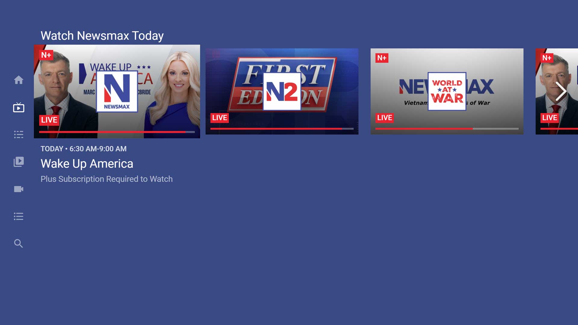 Newsmax APK screenshot
