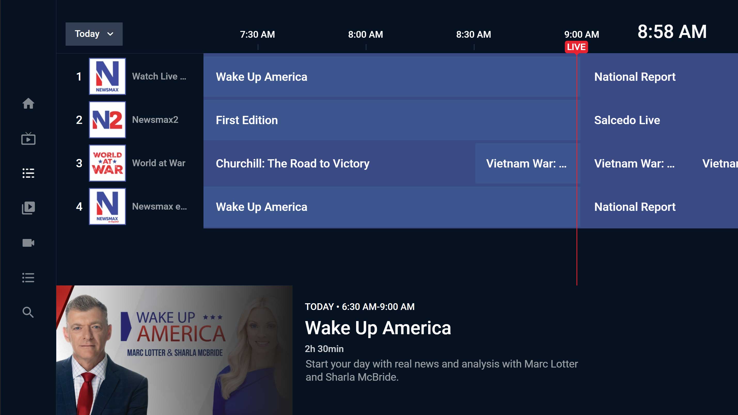Newsmax APK screenshot