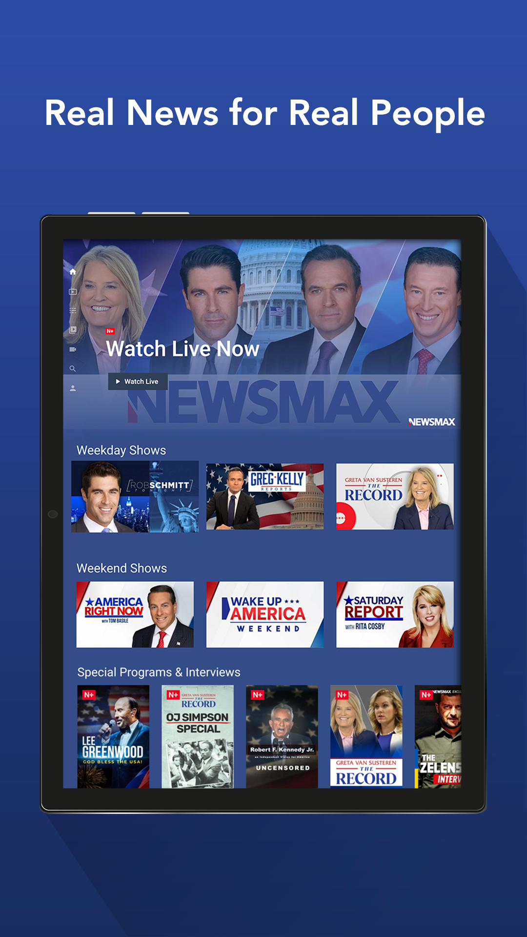 Newsmax APK screenshot