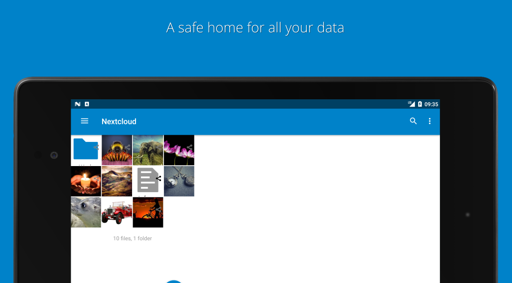 Nextcloud screenshot