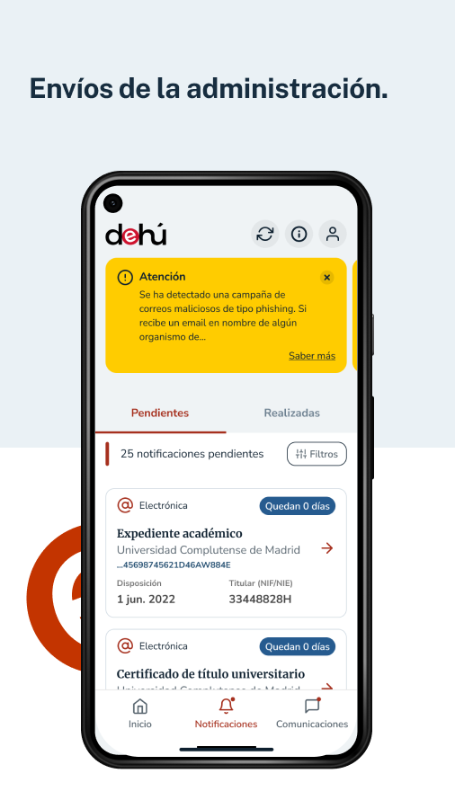 Notifica App screenshot