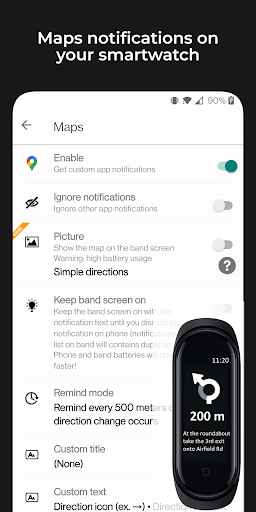 Notify for Xiaomi/Mi Band 8-10 APK screenshot