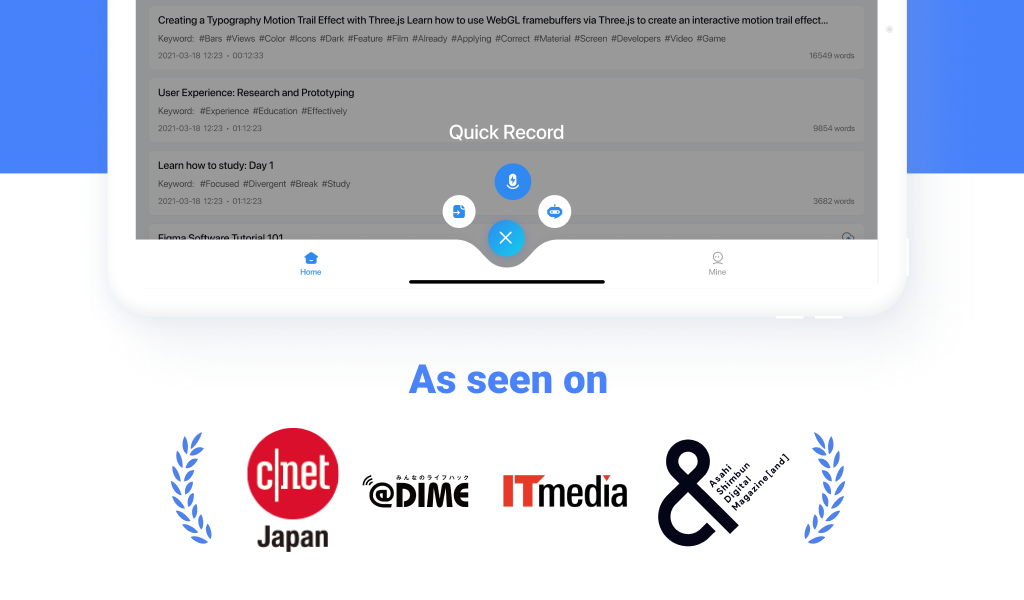 Notta-Transcribe Audio to Text APK screenshot