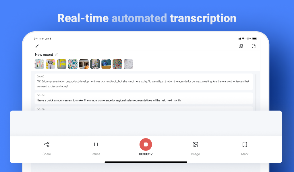 Notta-Transcribe Audio to Text APK screenshot
