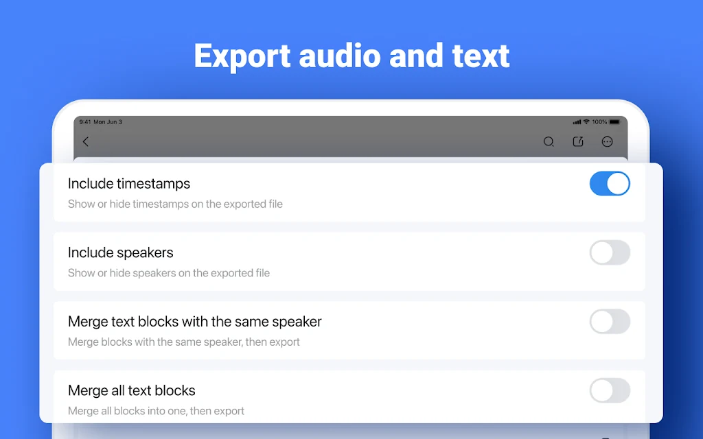 Notta-Transcribe Audio to Text APK screenshot