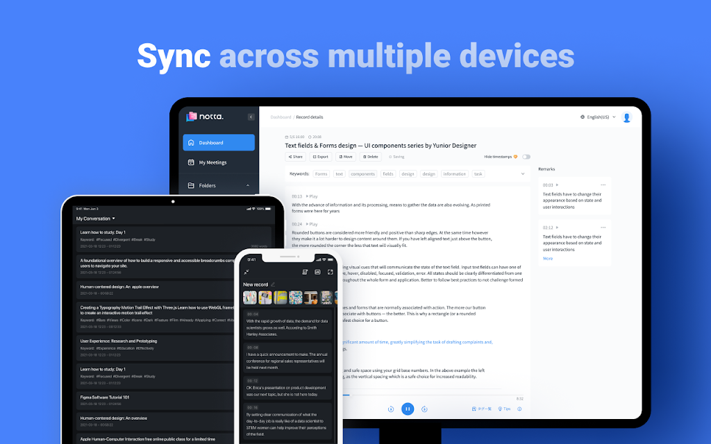 Notta-Transcribe Audio to Text APK screenshot