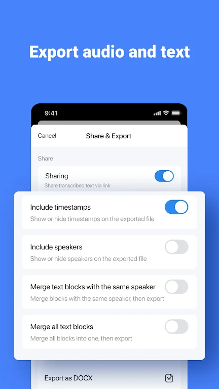 Notta-Transcribe Audio to Text APK screenshot